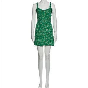 Faithful The Brand Green Floral Dress